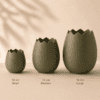 Ei-Vase in den Größen 10 cm, 13 cm und 18 cm