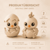 Osterküken Set mit zwei 3D Modellen als 3MF Datei