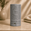 Personalisierte Labyrinth-Geschenkbox zum Abschluss in Grau